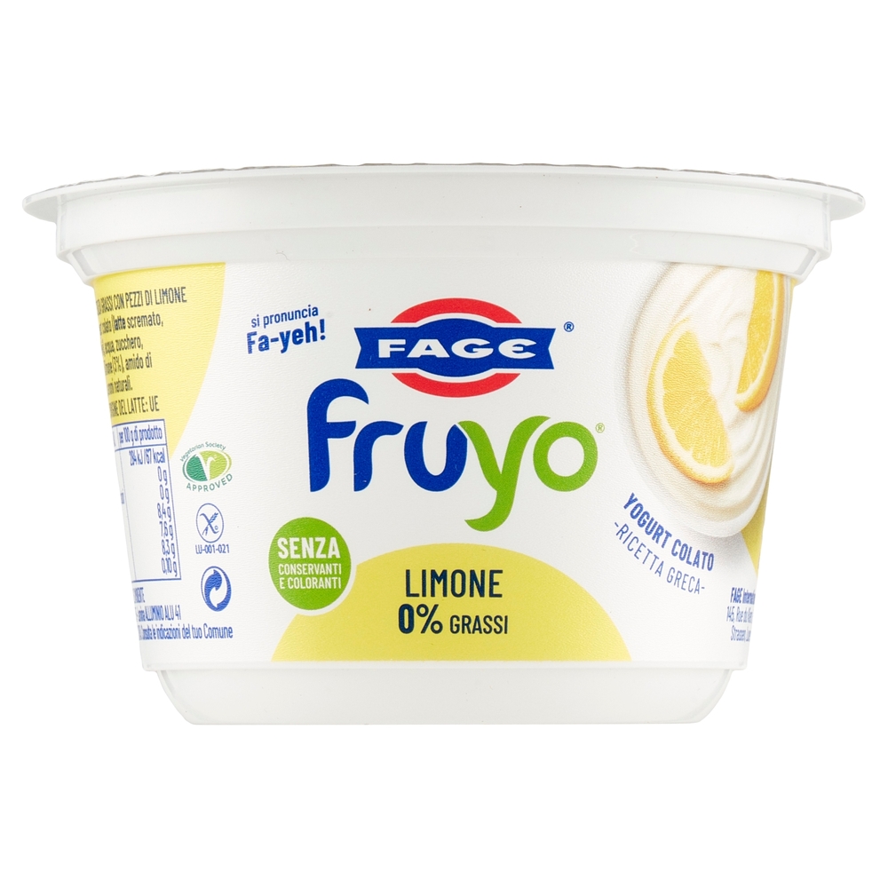 Fruyo Yogurt 0% Grassi al Limone, 150 g
